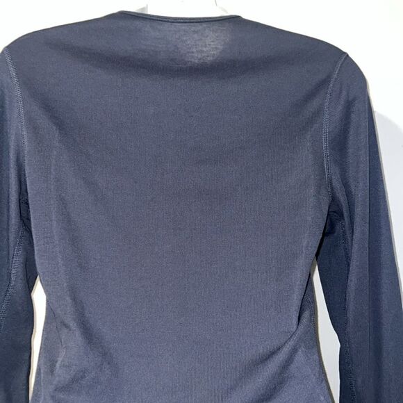 ODLO Navy Blue Long Sleeve Baselayer Top-S - Picture 5 of 7